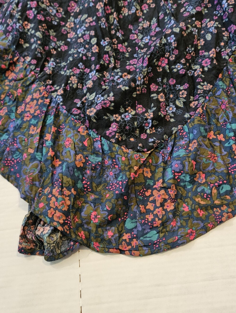 NWT Natural life Feeling Alive Convertible Maxi Skirt/Dress Boho Ditsy Floral XL - Picture 12 of 16
